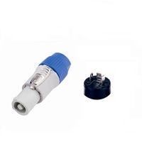 Connecteur audio IP65 à verrouillage par torsion, 4 pôles, compatible avec Neutrik Speakon NL4FC NL4FX NLT4X NL2FC