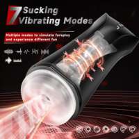 3 in 1 Vakuumpumpe Penis Trainer Vibrierender männlicher Mastur bator Automatisches Saugen Männer Stroker Sex Maschinen für Mann Masturbation