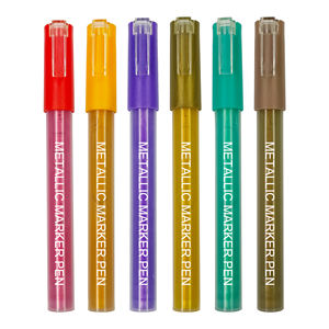 Spidol Fine Point, Pena Gambar Ujung Halus, Pena Fineliner Berpori untuk Menulis Jurnal Peluru - Product Image 1