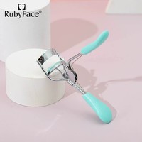 Pince à épiler professionnelle en acier inoxydable RubyFace, recourbe-cils à ressort, outil de beauté pour femmes, prix de gros