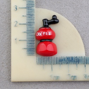 จี้เรซิ่นรูปการ์ตูน คาเฟ่ บ้านตุ๊กตา กาต้มกาแฟ สำหรับตกแต่งเคสมือถือ กิ๊บติดผม - Product Image 6