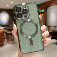 Pour Apple Iphone 16 Pro max étui de téléphone portable magnétique Fundas avec conception de peinture électronique