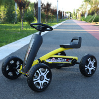 Kart de Carreras de 10 Pulgadas en Oferta para Niños de 4 a 12 Años, Kart a Pedales con Música y Luces