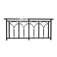 Main courante d'escalier en aluminium pour balcon extérieur Métal pour marches intérieures et extérieures Rampe de terrasse en acier inoxydable mains courantes en verre