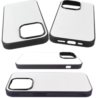 Coque de téléphone à sublimation colorée pour iPhone, housse de transfert thermique avec design simple, protection d'appareil photo, coque de téléphone portable antichoc