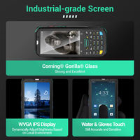 Escáner de código de barras Android Terminal PDA de ordenador móvil de mano WiFi 4 pulgadas 4G más barato con colector de datos NFC IP68 de diente azul PDA