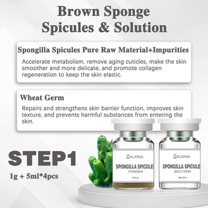 S <span class=keywords><strong>Natural</strong></span> Spongilla Spicules Microneedle Serum Salon Use Algae Peel Bio <span class=keywords><strong>Peeling</strong></span> para el acné Eliminación <span class=keywords><strong>de</strong></span> estrías Hiperpigmentación - Product Image 2