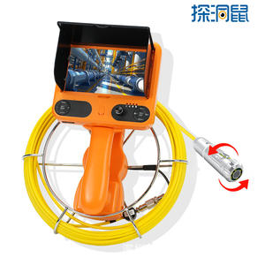 Endoscope rotatif à 360 degrés de qualité industrielle, haute définition, détecteurs robotiques pour tuyaux d'évacuation, diamètre de la sonde de 23 mm, flexible, IP68 - Product Image 3