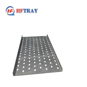 Canaux de câblage électriques extérieurs en acier perforé, résistants à la corrosion et au feu, de 300 mm, fabriqués en Chine, pour la pose de câbles - Product Image 4