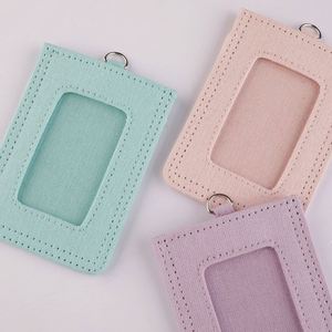 Custom Korea Style Canvas <b>Card</b> <b>Holder</b> Personalized Photo ID Credit <b>Card</b> Case for Friends - Product Image 6