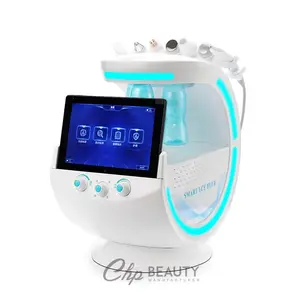 핫 세일 새로운 7 in 1 하이드로 미세 박피술 블랙 헤드 리무버 전문 hydrofacial hydradermabrasion 아이스 블루 얼굴 기계