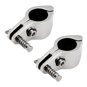 Bimini Top Jaw Slide Klapp schienen befestigungen Marine Hardware Edelstahl mit Boots stift & Nocken klemme - Product Image 1