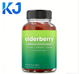 Gummies de sureau noir véganes et biologiques sous marque privée, supplément OEM/ODM pour le soutien immunitaire - Product Image 1