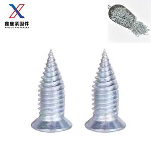 Viti Speciali Xinzuo con Gambo a Spirale Zincato, Testa Piatta, Diametro 6mm, Chiodi <span class=keywords><strong>per</strong></span> Profili in Acciaio Leggero, Tipo Chiodo Comune - Product Image 1