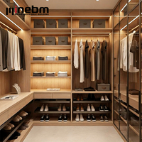 Siap untuk merakit desain Modern disesuaikan lemari pakaian kamar tidur mebel sudut lemari pakaian kamar tidur Clothset lemari pakaian