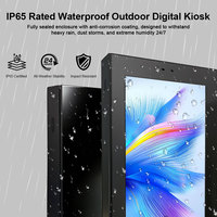 Pantalla LCD Publicitaria 4K Full HD de 32 43 49 55 65 75 Pulgadas, Reproductor de Video Vertical para Exteriores, Señalización Digital Impermeable IP65