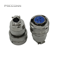 Connecteur circulaire d'aviation étanche PSCCONN OEM/ODM série Y11 à 4, 7, 10, 41 broches, coque en alliage d'aluminium/alliage de cuivre/acier inoxydable