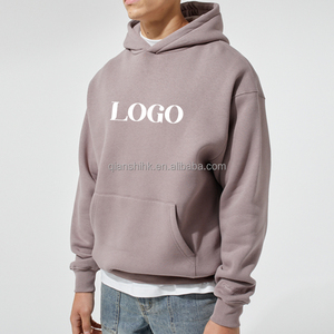 Fabricants de sweats à capuche en vrac vierges Streetwear lourd 100% coton éponge française sweat à capuche unisexe imprimé personnalisé - Product Image 4