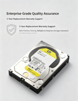 Enterprise WD Gold Überwachungs-Festplatte 3,5" SATA Interne Festplatte 1TB-4TB für CCTV DVR NVR Desktop NAS Speicher