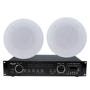 Hochleistungs-220-V/240-V-2 * 200-Watt-4-Kanal-PA-Audio-Sound-Leistungsverstärker Klasse-D-Verstärker mit Metall gehäuse für PA-System - Product Image 2