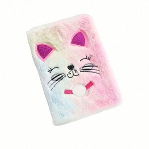 High Quality Thermal Binding Plush Cover Cute Mini Animal-Themed Custom Journal <b>Diary</b> Hardcover <b>A5</b> 80 Sheets USA Mairun Kids - Product Image 2