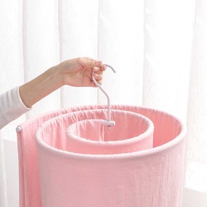 DS4296 Étendoir à linge en <span class=keywords><strong>spirale</strong></span> en acier inoxydable pour couvertures, draps et housses de couette, idéal pour balcon et gain de place - Product Image 1