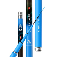 Canne à pêche automatique en fibre de carbone Wavevor Gen2 3.6m 3.9m 4.5m 5.4m - Action moyenne rapide pour la pêche au poisson-chat, à la perche, à la truite et en rivière