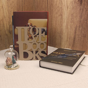 מתנות עסקיות מותאמות אישית ספר מתכת מסתיים תומך ספר-מתלה ספר-מתלה - Product Image 1