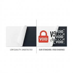 Etichette di Sicurezza Antimanomissione con Materiale PET Impermeabile e Antifurto per Imballaggi di Elettronica e Gadget - Product Image 1