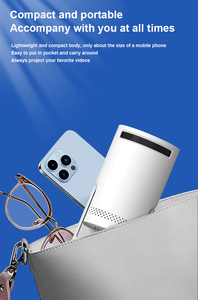 Projecteur Vidéo Portable <span class=keywords><strong>Filaire</strong></span> 4K Haute Luminosité en Gros, Projecteur Intelligent LED LCD pour Cinéma à Domicile - Product Image 6