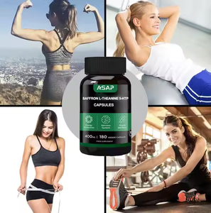 Suppléments de safran Ausreson OEM Ashwagandha Rhodiola Rosea Safran L-théanine 5-HTP Capsules - Product Image 2