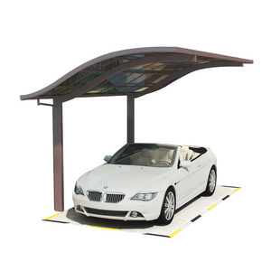 Aluminum Carport Peak <b>Roof</b> 2 Car Waterproof Parking Shelter Modern Easily Assembled In-Home Installation Available Powder Coated - Product Image 4