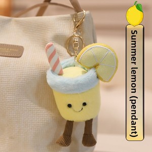 Nuevo Coral <span class=keywords><strong>Barcelona</strong></span> oso de peluche frutas llavero juguete Super suave Coco limón Soda muñeca peluche oso juguetes para regalo - Product Image 6