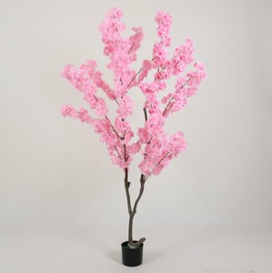 Árbol de Cerezo Artificial de Seda de Alta Calidad, Decoración para Piso, Boda, Hogar, Planta Duradera y Colorida, Bonsái, Navidad, Año Nuevo - Product Image 4