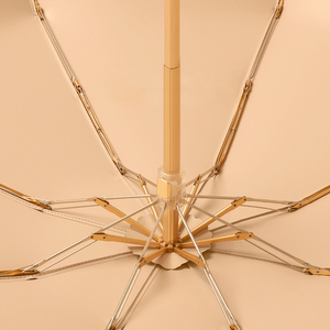 Parapluie de voyage miniature pliable en 5 sections, léger, anti-UV, personnalisable avec logo, ouverture et fermeture manuelles - Product Image 3