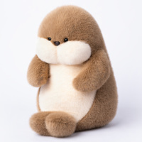 Bobova Animal marin Mignon Phoque Mignon 40cm en Coton PP Doux, Compagnon de câlin et Cadeau d'anniversaire pour Tous les Âges