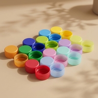 Prix bas en gros 30mm bouchon en plastique vert sûr et épais bouchon de boisson Logo personnalisable