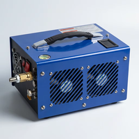Compresor de Aire Portátil Reciprocante Hatrsen ST-02 PCP de Alta Presión 4500PSI Sin Aceite 30MPa Refrigerado por Aire para Paintball y Buceo 12V