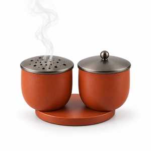 Metal <b>Incense</b> Burner Handcrafted Antique Style Aromatherapy Holder for <b>Incense</b> Sticks <b>Cones</b> Meditation Room and Home Decoration - Product Image 1