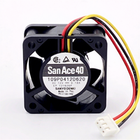 109P0412D620 DC12V 0.18A Kipas Pendingin Sanyo Asli 4cm 40*40*20