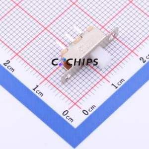 SS-12F30-G040 Slide Switch Through hole Component (THT) Switch Single Pole Double Throw Rectangle Pin Header PC Pin 19.5mm - Product Image 1