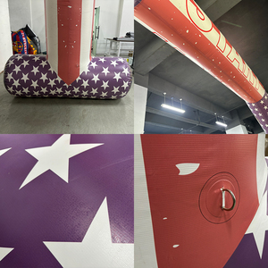 Arco Gonfiabile Personalizzato con Logo, Arco di Partenza e Arrivo in Oxford con Ventilatore Impermeabile per Eventi Sportivi all'Aperto - Product Image 3