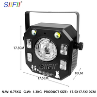 Vente en gros 4-en-1 RGB Laser Strobe Disco Effet Lumière DMX Motif Combiné pour DJ Fête Mariage Scène de Noël Source LED Utilisée