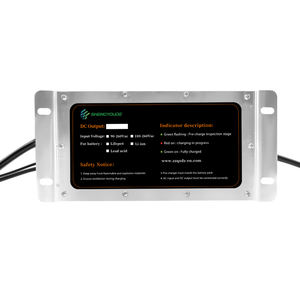Chargeur industriel 24V 30A IP67 pour batteries LiFePO4 et plomb-acide avec indicateur LED de verrouillage pour plateforme élévatrice électrique - Product Image 3