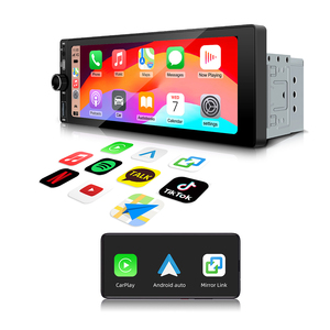 Nhịp Điệu 1 DIN Xe Đa Phương Tiện Máy Nghe Nhạc Di Động 6.86-Inch MP5 Màn Hình Với Carplay Android Auto GPS DSP & RGB Chức Năng - Product Image 4
