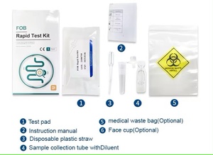 LYZ Alta Especificidad FOB kit de prueba rápida Alta precisión OEM Kit de prueba rápida Heces Sangre oculta - Product Image 4