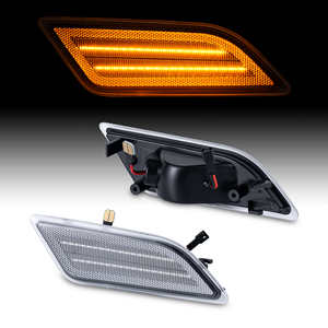 Rõ ràng ống kính phía trước Fender dẫn bên đánh dấu đèn cho Mercedes C-Class w204 C250 C300 C350 C63 Amg bên Bumper đánh dấu đèn - Product Image 2