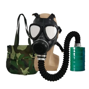 Máscara de Gas Completa FNJ05A con Filtro Autoaspirante y Tubo de Aire para Protección Química y Entrenamiento de Emergencia - Product Image 2