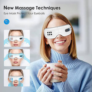 Masajeador de ojos con calentamiento constante, de aire fuerte compresa, vibración continua, masaje de ojos, masajeador de ojos recargable con Batería grande - Product Image 6