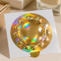 Stiker Hologram Emas Kustom Label Keamanan Anti-Pemalsuan Efek 3D untuk Perlindungan Merek